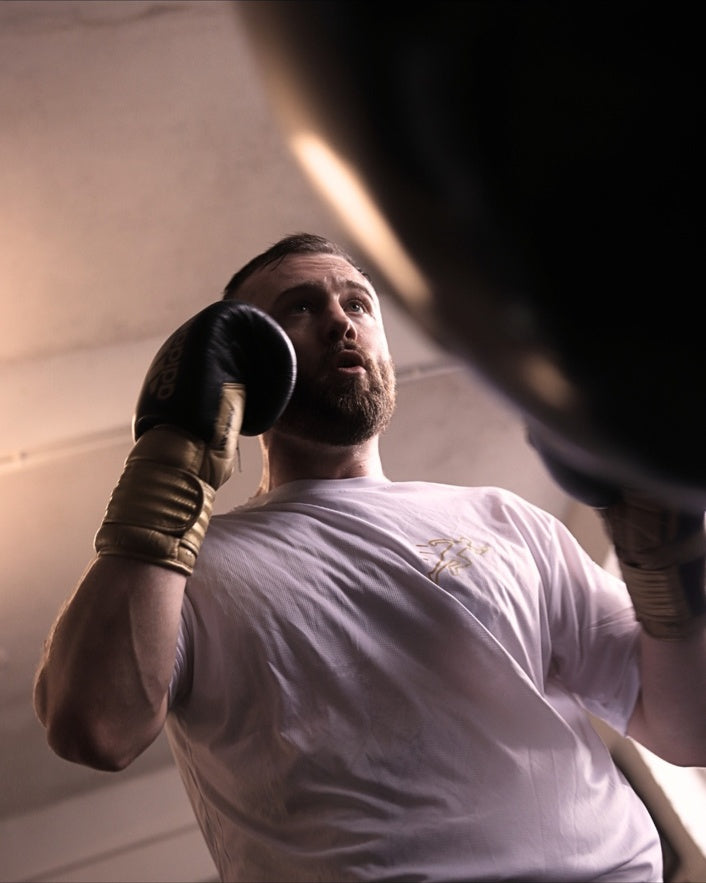 Boxer training representing CoreFoundation foundational nutrition for athletes