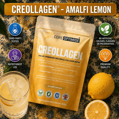 Creollagen® Amalfi Lemon | Creatine & Collagen Powder - CoreOptimise®