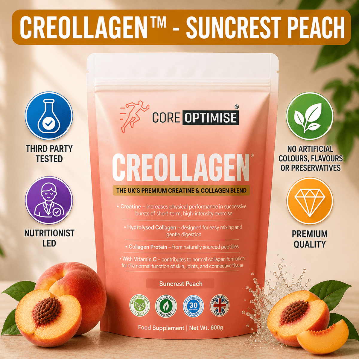 Creollagen™ - Suncrest Peach - CoreOptimise™