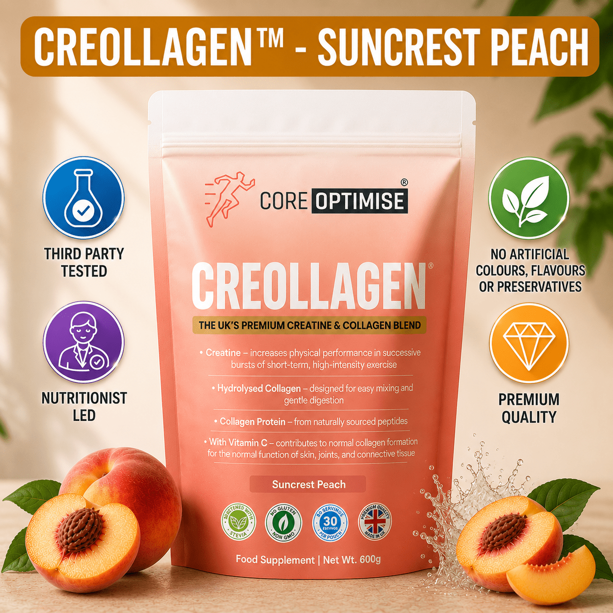 Creollagen™ - Suncrest Peach - CoreOptimise™