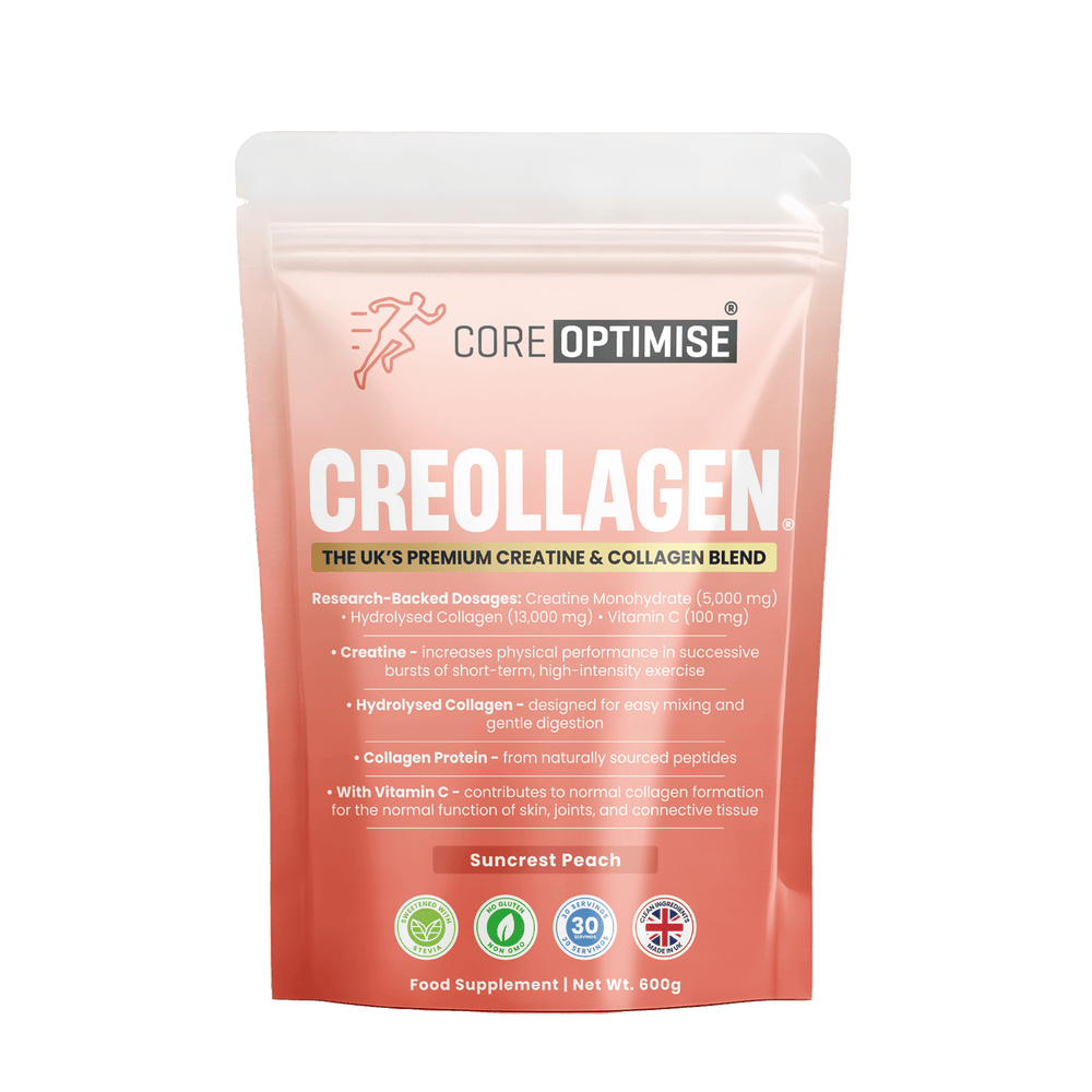 Creollagen® Suncrest Peach | Creatine & Collagen Powder - CoreOptimise®